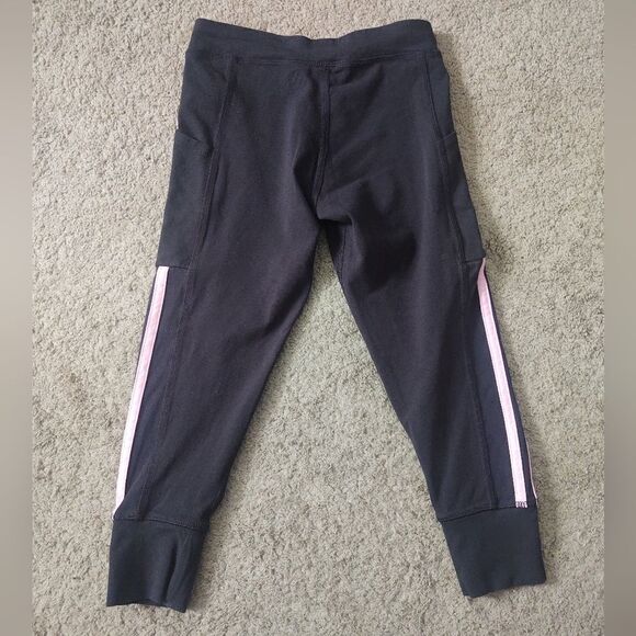 Adidas Athletic Girls Tights Black/Pink Size Small PRE-OWNED - Picture 4 of 5